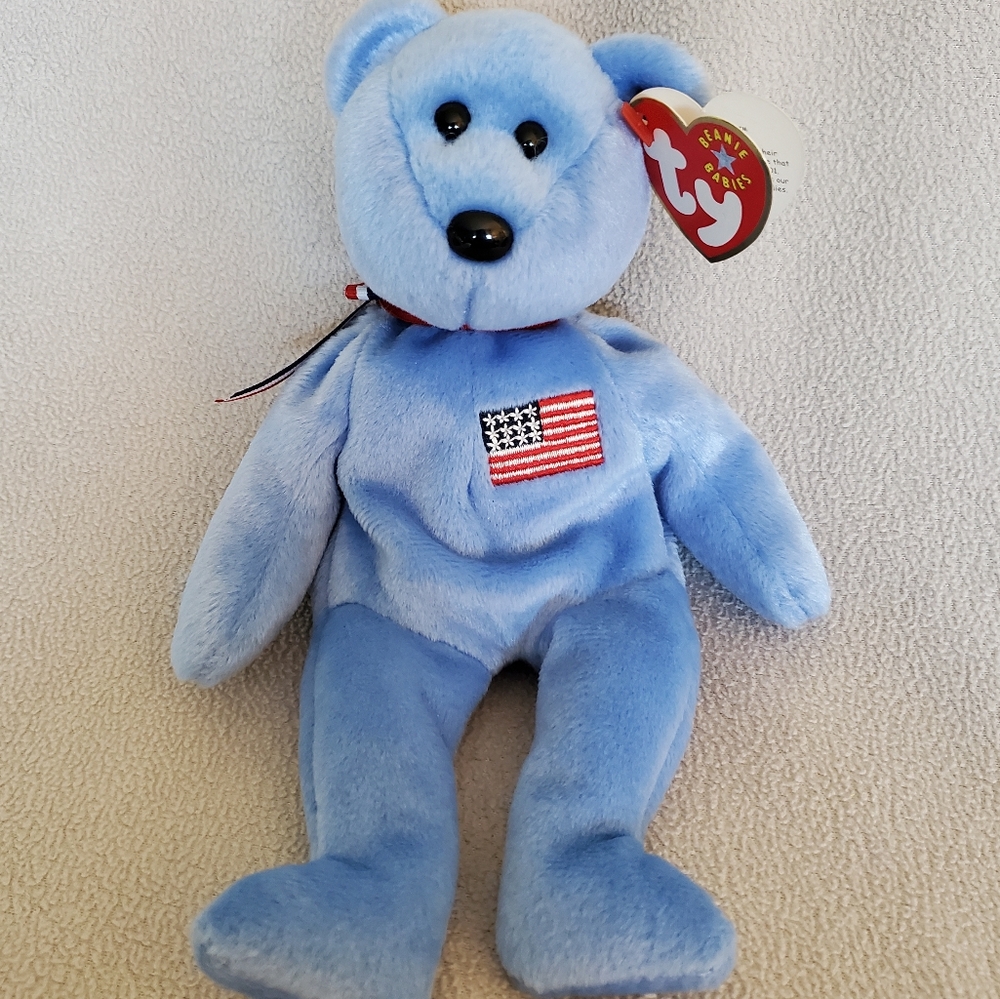 Rare Ty "AMERICA" Beanie Baby 2001